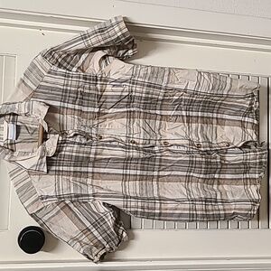 Men's Columbia plaid button down shirt